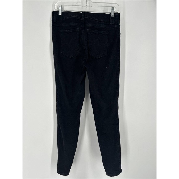 Spanx Ankle Leggings Jeggings Jeans Black Sz Medium Pull On Pockets 30x27 - Picture 3 of 8